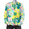 Flamingo Catus Tropical Hawaiian Pineapple Print Sweatshirt-grizzshop