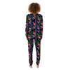 Flamingo Floral Tropical Print Pattern Women's Pajamas-grizzshop