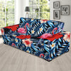 Flamingo Hawaiian Floral Tropical Flower Hibiscus Palm Leaves Pattern Print Sofa Covers-grizzshop