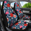 Load image into Gallery viewer, Flamingo Hawaiian Floral Tropical Flower Hibiscus Palm Leaves Pattern Print Universal Fit Car Seat Cover-grizzshop