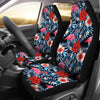 Load image into Gallery viewer, Flamingo Hawaiian Floral Tropical Flower Hibiscus Palm Leaves Pattern Print Universal Fit Car Seat Cover-grizzshop