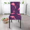 Flamingo Hawaiian Tropical Stripe Pattern Print Chair Cover-grizzshop