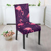 Flamingo Hawaiian Tropical Stripe Pattern Print Chair Cover-grizzshop