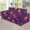 Flamingo Hawaiian Tropical Stripe Pattern Print Sofa Covers-grizzshop