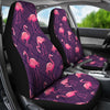 Flamingo Hawaiian Tropical Stripe Pattern Print Universal Fit Car Seat Cover-grizzshop