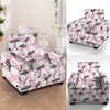 Flamingo Pineapple Print Armchair Cover-grizzshop