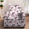 Flamingo Pineapple Print Armchair Cover-grizzshop