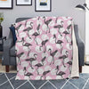 Flamingo Pineapple Print Blanket-grizzshop