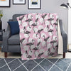 Flamingo Pineapple Print Blanket-grizzshop