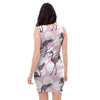 Flamingo Pineapple Print Bodycon Dress-grizzshop