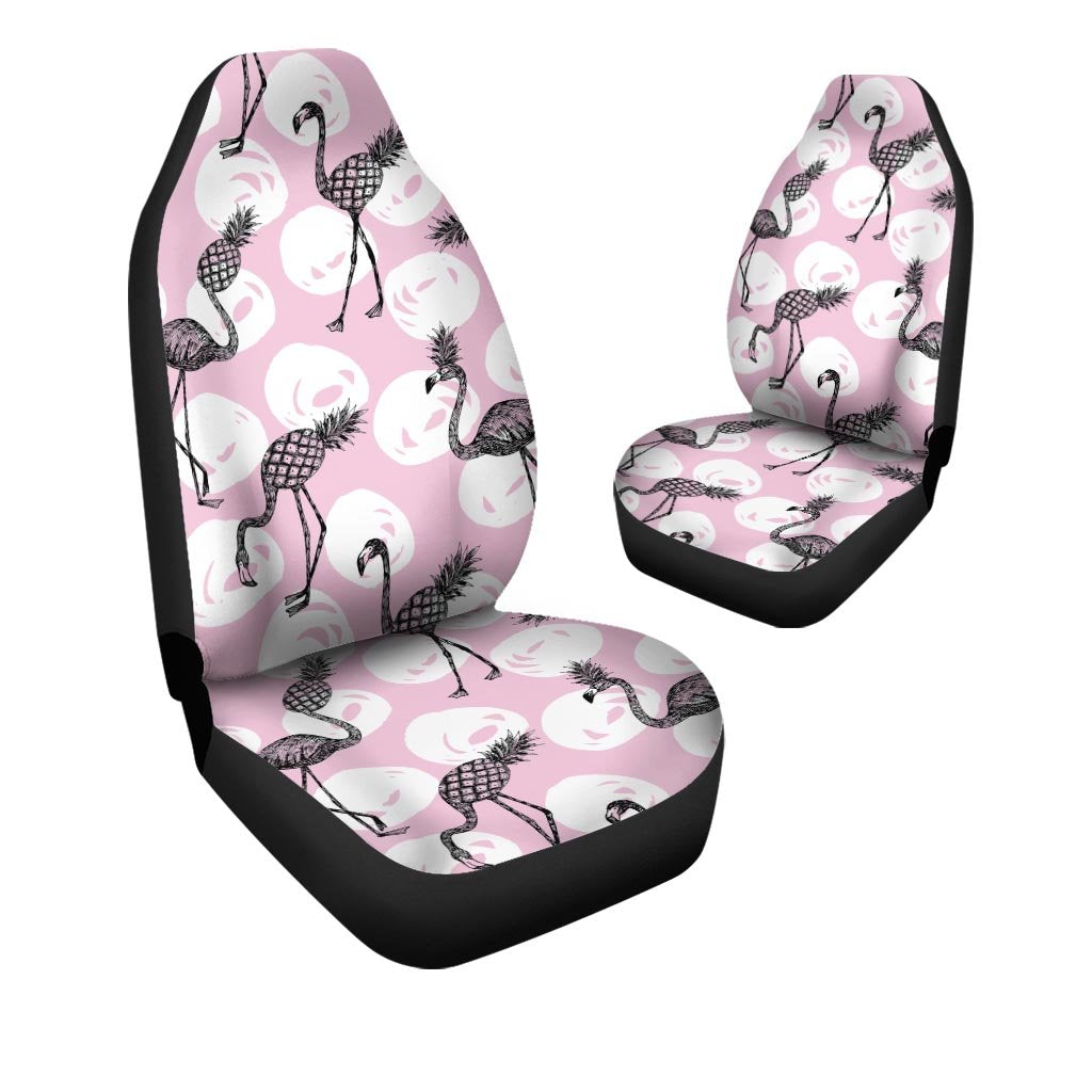 Flamingo Pineapple Print Car Seat Covers-grizzshop