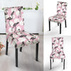 Flamingo Pineapple Print Chair Cover-grizzshop