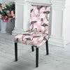 Flamingo Pineapple Print Chair Cover-grizzshop