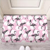 Flamingo Pineapple Print Door Mat-grizzshop