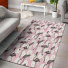 Flamingo Pineapple Print Floor Mat-grizzshop