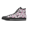 Flamingo Pineapple Print Men's High Top Shoes-grizzshop