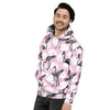 Flamingo Pineapple Print Men's Hoodie-grizzshop