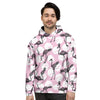 Flamingo Pineapple Print Men's Hoodie-grizzshop