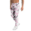 Flamingo Pineapple Print Men's Leggings-grizzshop