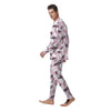 Flamingo Pineapple Print Men's Pajamas-grizzshop