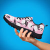 Flamingo Pineapple Print Men's Sneakers-grizzshop