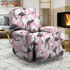 Flamingo Pineapple Print Recliner Cover-grizzshop