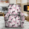 Flamingo Pineapple Print Recliner Cover-grizzshop