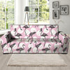 Flamingo Pineapple Print Sofa Cover-grizzshop