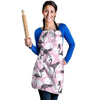 Flamingo Pineapple Print Women's Apron-grizzshop