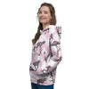 Flamingo Pineapple Print Women's Hoodie-grizzshop