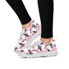 Flamingo Pineapple Print Women's Sneakers-grizzshop