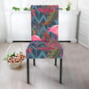 Flamingo Stripe Hawaiian Tropical Pattern Print Chair Cover-grizzshop