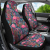 Flamingo Stripe Hawaiian Tropical Pattern Print Universal Fit Car Seat Cover-grizzshop