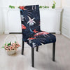 Flamingo Tropical Palm Leaves Hawaiian Floral Pattern Print Chair Cover-grizzshop