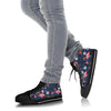 Flamingo Tropical Palm Leaves Hawaiian Floral Pattern Print Men Women's High Top Shoes-grizzshop