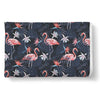 Flamingo Tropical Palm Leaves Hawaiian Floral Pattern Print Throw Blanket-grizzshop