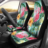 Load image into Gallery viewer, Flamingos Tropical Hibiscus Car Seat cover Universal Fit-grizzshop