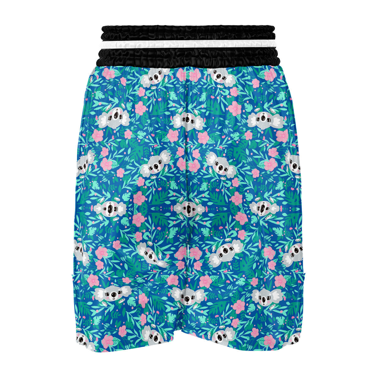 Floral And Baby Koala Print Pattern Boxing Shorts-grizzshop