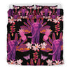 Floral Banana Leaves Elephant Print Duvet Cover Bedding Set-grizzshop