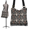 Floral Bunny Rabbit Pattern Print Crossbody Bags-grizzshop