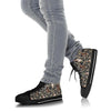 Floral Bunny Rabbit Pattern Print Men Women's High Top Shoes-grizzshop