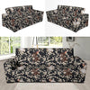 Floral Bunny Rabbit Pattern Print Sofa Covers-grizzshop