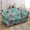 Floral Flower Print Loveseat Cover-grizzshop