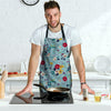 Floral Flower Print Men's Apron-grizzshop