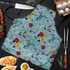 Floral Flower Print Men's Apron-grizzshop