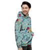 Floral Flower Print Men's Hoodie-grizzshop