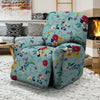 Floral Flower Print Recliner Cover-grizzshop