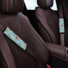 Floral Flower Print Seat Belt Cover-grizzshop