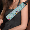 Floral Flower Print Seat Belt Cover-grizzshop