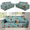 Floral Flower Print Sofa Cover-grizzshop